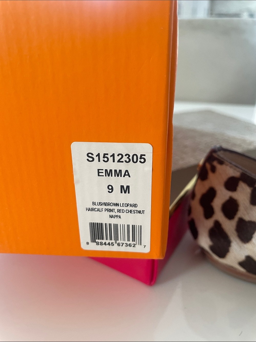 kate spade Leopard Print Pointed Toe Flats with Brown Bow Accents - Picture 6 of 7